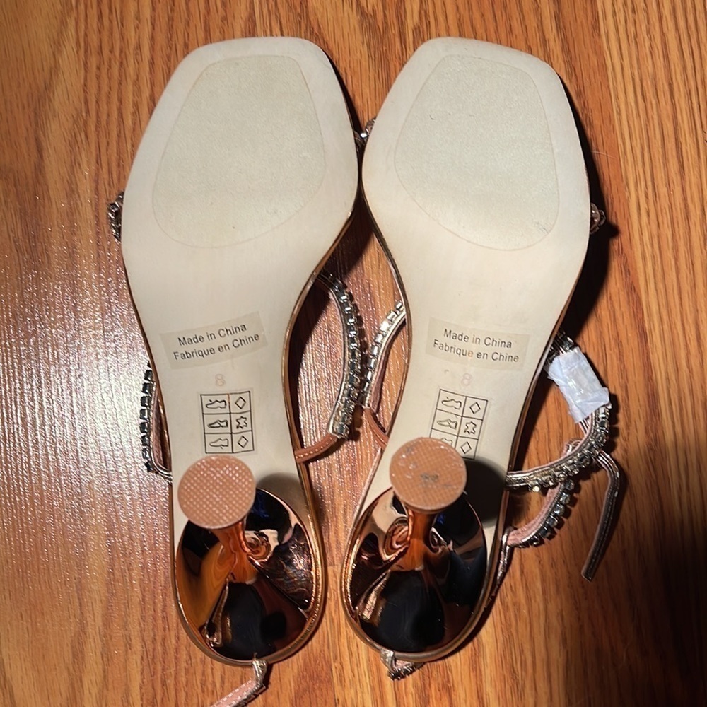 Jeffery Campbell Embellished High Heel Sandals. NEW - Picture 5 of 6